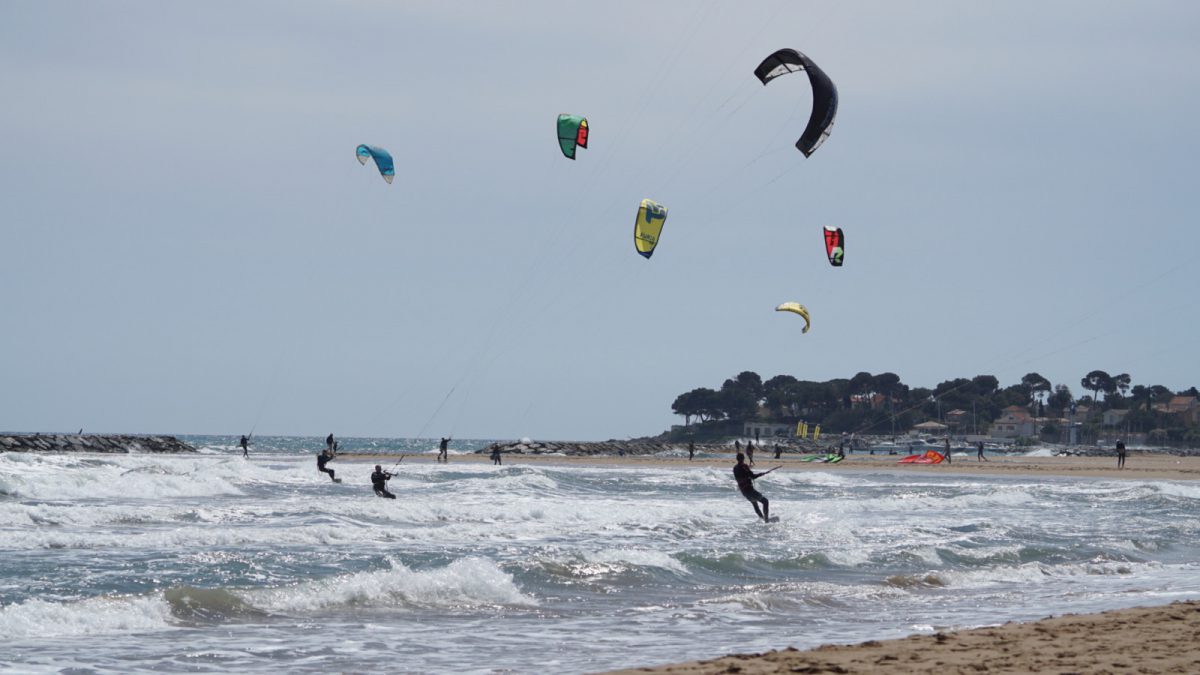 Kite Surfer in Saint Aygulf