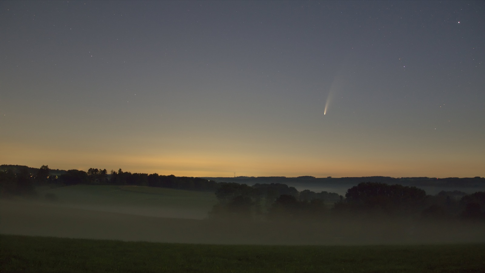 Komet Neowise aus Radevormwald sichtbar